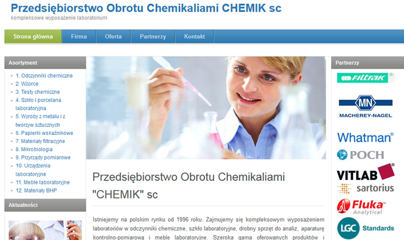 “CHEMIK” s.c. Obrót chemikaliami